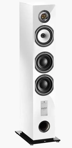 Triangle Esprit Gaia Ez Floorstanding Speaker, White High Gloss