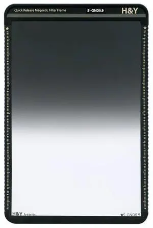 H&Y 100x150mm HD MRC Soft-Edge Graduated Neutral Density 0.9 Square Filter (3-Stops) with Quick Release Magnetic Filter Frame for 100mm K-Series Filter Holder