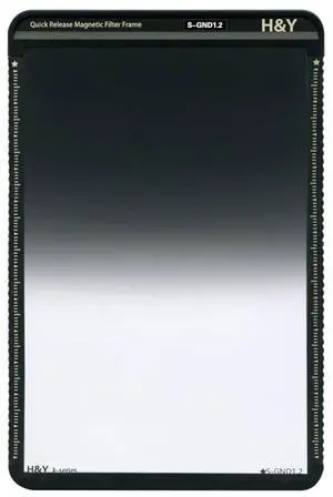 H&Y 100x150mm HD MRC Soft-Edge Graduated Neutral Density 1.2 Square Filter (4-Stops) with Quick Release Magnetic Filter Frame for 100mm K-Series Filter Holder