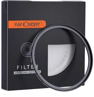 K&F Concept 62mm Green Multi-Coated Schott B270 German Optics Slim UV Lens Filter