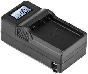 Green Extreme Compact Smart Charger with LCD Screen for Panasonic DMW-BLC12