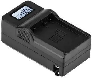 Green Extreme Compact Smart Charger with LCD Screen for Panasonic DMW-BLG10