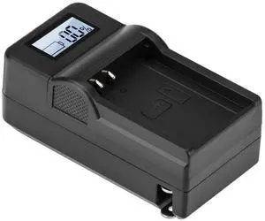 Green Extreme Compact Smart Charger with LCD Screen for Olympus BLN-1