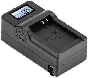 Green Extreme Compact Smart Charger with LCD Screen for Canon NB-10L