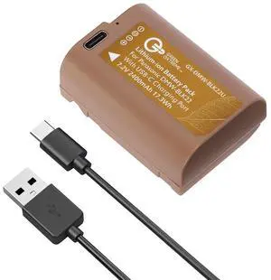 Green Extreme DMW-BLK22U 16.2Wh 2400mAh USB-C Rechargeable Lithium-Ion Battery