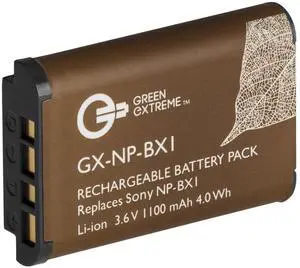 Green Extreme NP-BX1 Lithium-Ion Battery Pack (3.6V 1100mAh)