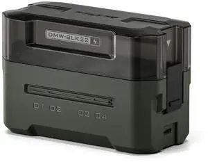 Tilta 4-Channel Portable Charging Station for DMW-BLK22 Battery, Green