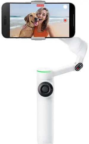 Insta360 Flow 2 Pro 3-Axis AI-Powered Smartphone Gimbal Stabilizer - Summit White