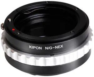 Kipon Nikon G Lens to Sony E-Mount Camera Lens Adapter (With Macro Helicoid Feature)