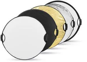 Glow 5-in-1 Collapsible Circular Reflector with Handles (32") #CR32-51