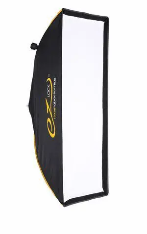 Glow Glow EZ Lock 12x36" Quick Strip Rectangular Bowens Mount Softbox w/External & Internal Diffusers, Deflector Disk, Grid, Soft box Speedring Adapter for Studio Lighting