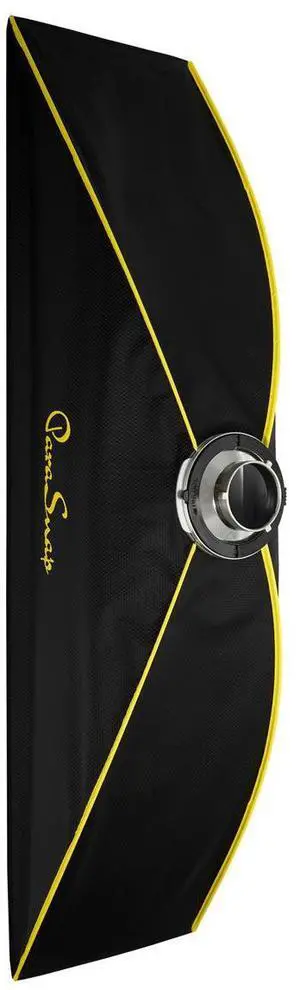 Glow Glow ParaSnap 14x60" Strip SterlingFibre Bowens Mount Softbox w/External & Internal Diffusers, 144mm Bowens Speedring, Soft box Swap Speedring Adapter Perfect for Studio Softbox Lighting