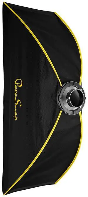 Glow Glow ParaSnap 16x48" Strip SterlingFibre Bowens Mount Softbox w/External & Internal Diffusers, 144mm Bowens Speedring, Soft box Swap Speedring Adapter Perfect for Studio Softbox Lighting