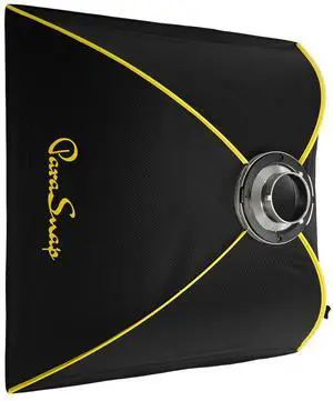 Glow Glow ParaSnap 32x32" Square SterlingFibre Bowens Mount Softbox With External & Internal Diffusers, 144mm Bowens Speedring, Soft box Swap Speedring Adapter Perfect for Studio Softbox Lighting