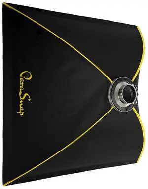 Glow Glow ParaSnap 40x40" Square SterlingFibre Bowens Mount Softbox w/External & Internal Diffusers, 144mm Bowens Speedring, Soft box Speedring Adapter for Studio Softbox Lighting