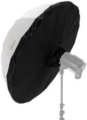 Glow Glow EZ Lock 65"" Translucent Deep Umbrella with Black Shield Kit, XL