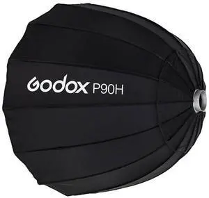 Godox P90H 35" Parabolic Softbox for Studio Video Flash Light, Bowens Mount, Hi-Temperature Resistant
