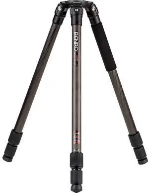 Benro C373T 75mm Bowl Single Tube 3-Section Carbon Fiber Video Tripod