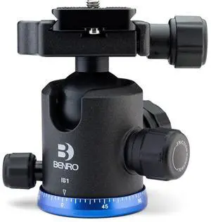 Benro IB1 Triple Action Ballhead with PU60 Plate