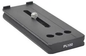 Benro PL-100 Quick Release Plate for Arca-Swiss Type Quick Release Clamps, 37x100mm