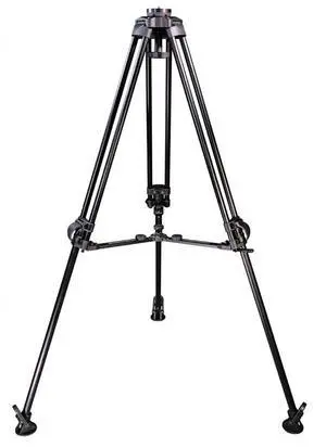 Cartoni T721 PTZ Lightweight 100mm Base 2-Section Aluminum Tripod with Mid-Level Spreader