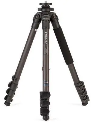 Benro TAD28C Series 2 4-Section Adventure 8X Carbon Fiber Tripod, Flip Lock