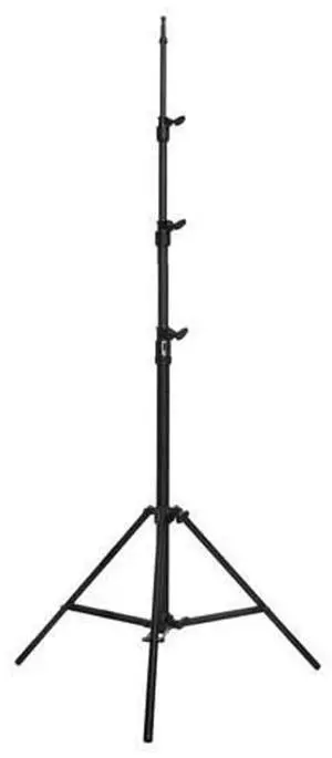 Matthews Light Heavy Duty Triple Riser Aluminum Kit Stand, Black