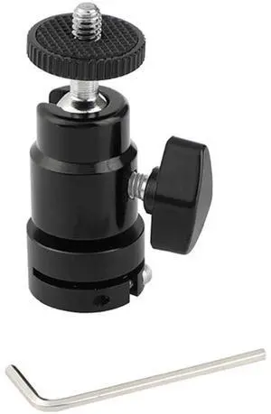 CAMVATE Versatile Support Holder Ball Head with 1/4"-20 Male Thread Mount and 15mm Rod Port