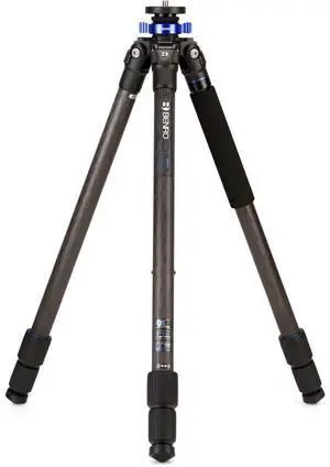 Benro Mach3 TMA27C Series 2 3-Section 9X Carbon Fiber Tripod/Monopod, Twist Lock