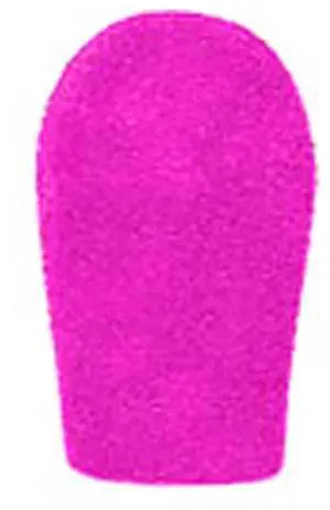 WindTech 1200 Series Windscreen, Inside Diameter .75" / 19mm - Neon Pink