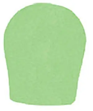 WindTech 300 Series Windscreen, Inside Diameter 1.375" / 35mm - Neon Green