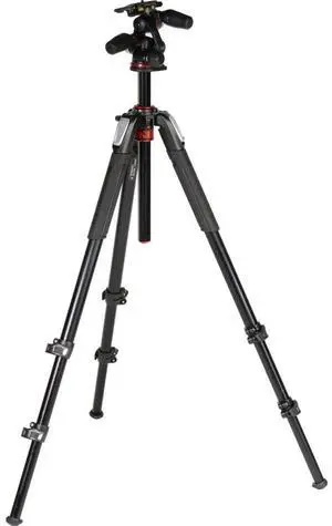Manfrotto MK055XPRO3-3W Aluminum Tripod  with 3-Way Pan/Tilt Head MK055XPRO3-3W