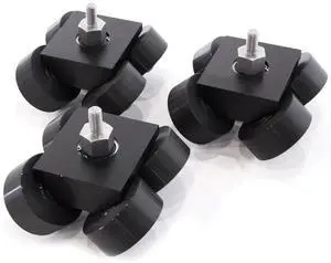 Kessler K-Pod Premium Track Dolly Trucks, Set of 3