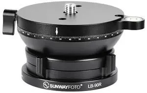 SunwayFoto LB-90R 90mm Leveling Base for Tripod Head