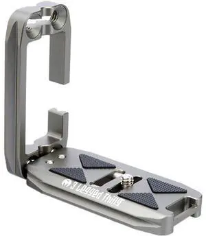 3 Legged Thing Ellie Next Evolution Universal L-Bracket for Mirrorless and DSLR Camera, Metallic Slate (Gray)