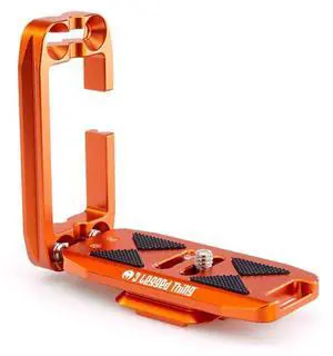 3 Legged Thing Ellie PD Universal L-Bracket with Peak Design Capture, Compatible Base, Copper, Orange
