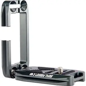 3 Legged Thing Ellie Short Universal L-Bracket with Shorter Base, Metallic Slate, Gray
