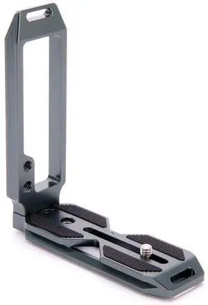 3 Legged Thing QR11 2.0 115mm QR Universal L-Bracket for Full-Bodied Cameras, Metallic Slate Gray