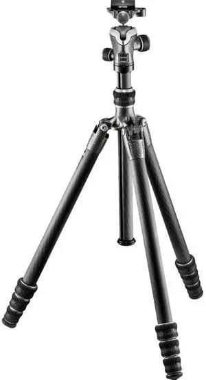 Gitzo GT1545T Traveler Series 1 4-Section Carbon Fiber Tripod and GH1382TQD Center Ball Head