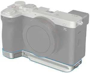 SmallRig Bottom Mount Plate for Sony Alpha 7C II and Alpha 7CR, Silver