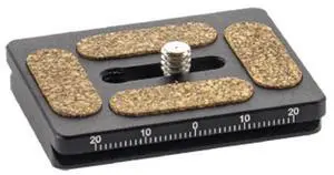FLM QRP-50 50mm Quick Release Plate for Cameras with 1/4"-20 Tripod Thread, 66.1lbs Capacity