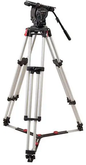 OConnor Ultimate 2575D Fluid Head with C12210001 Cine HD 2-Section Aluminum Alloy Tripod and C1221-00015 Ground Spreader