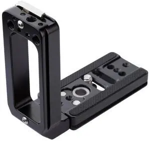 ProMediaGear 3" Universal L-Bracket and Arca-Swiss Type L-Plate for DSLR Camera without Grip/Short Bodies