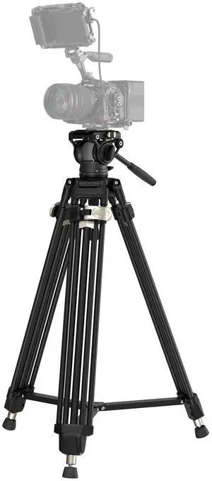 SmallRig AD-80 2-Section FreeBlazer Heavy-Duty Aluminum Alloy Tripod with Fluid Head