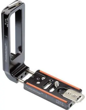 ProMediaGear 4" Universal L-Bracket and Arca-Swiss Type L-Plate for DSLR Camera with Grip/Taller Bodies