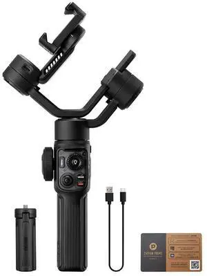 Zhiyun SMOOTH 5S AI 3-Axis Handheld Gimbal Stabilizer Standard for Smartphone, Black