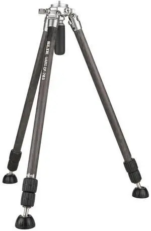Slik VARI CF-703 3-Section CF Tripod Professional Kit, 17.6 lbs Capacity #615928