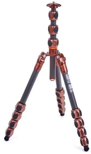 3 Legged Thing Albert 2.0 5-Section Carbon Fiber Tripod, Earth Bronze
