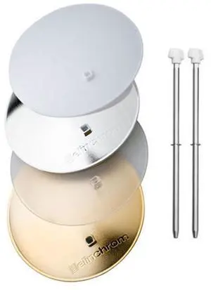 Elinchrom Set of 4 Deflectors for Softlite Reflectors and Rotolux Softboxes, Silver, Gold, Frost, Transluct & 2 Rods