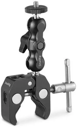 SmallRig Multi-Functional Crab-Shaped Clamp with Ballhead Magic Arm
